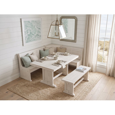 Breakfast Nook 4 PC Set in Hazelnut