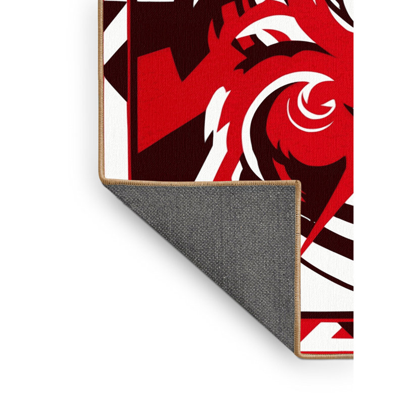 Tapis Crimson Eclipse, Rectangle de 5 pi x 8 pi