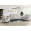 Canapé double inclinable, chenille beige-130239055