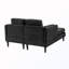 Chaise longue rembourrée avec accoudoirs à double couche-219370583