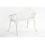 Banc en fonte d'aluminium (excluant la table)-313362605