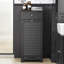 Lyonsdale Wood Cabinet Laundry Hamper with Handles-127269358