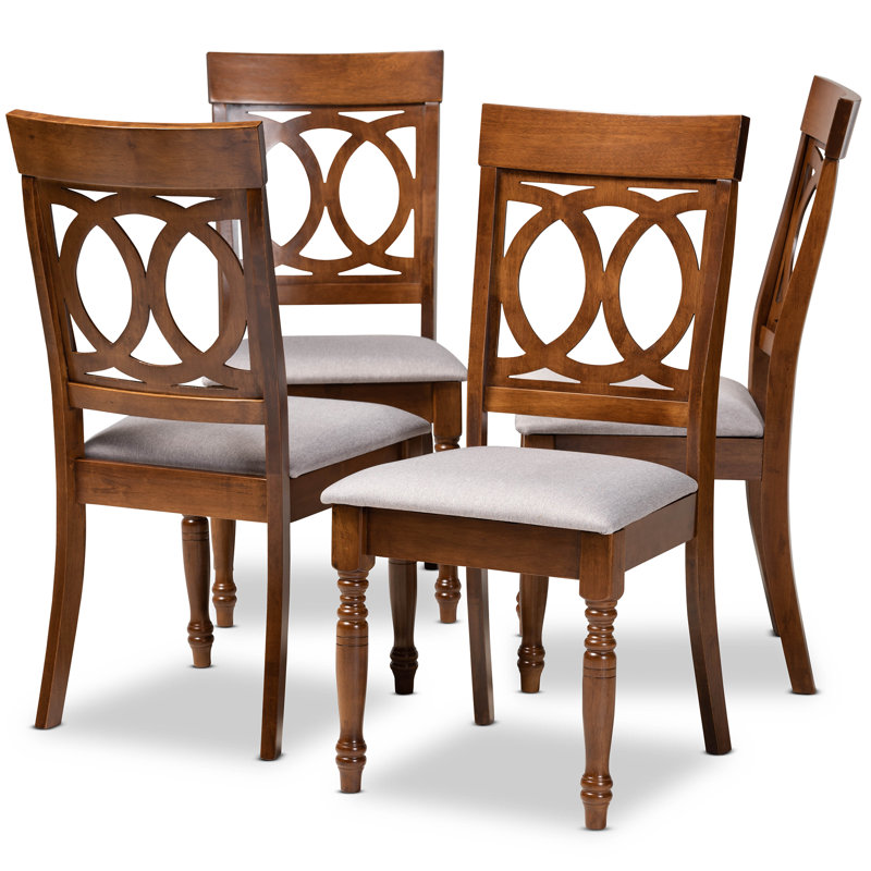 Chaise d'appoint Ingaret en noyer brun