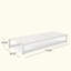 Chaise longue polyvalente et réglable pour la détente et le confort en plein air-439349978