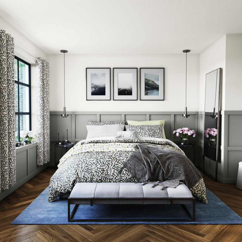 Anise Eyelet Room Darkening Curtains