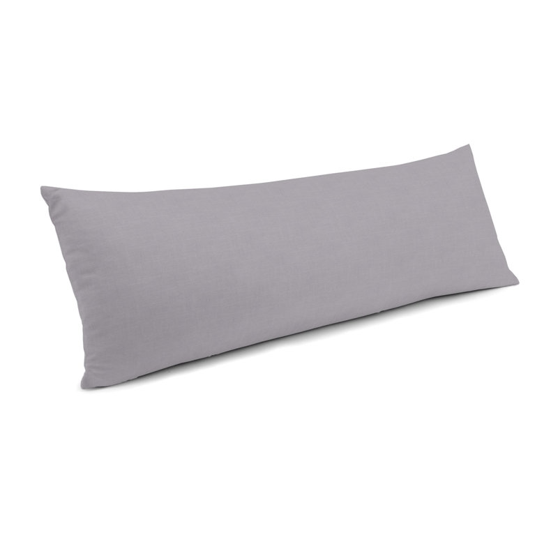 Housse de coussin rectangulaire, 12 po x 18 po, Mauve gris