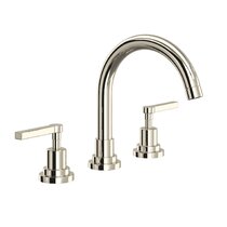 Lambeth Faceted Lever-Handle Low-Profile Widespread Faucet