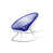 Bleu profond / chrome