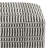 Safford Square Woven Outdoor/Indoor Pouf In Black And White