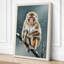 Macaque in Winter Japandi 1 Piece Wrapped Canvas Wall Art-1264138653-1264138654