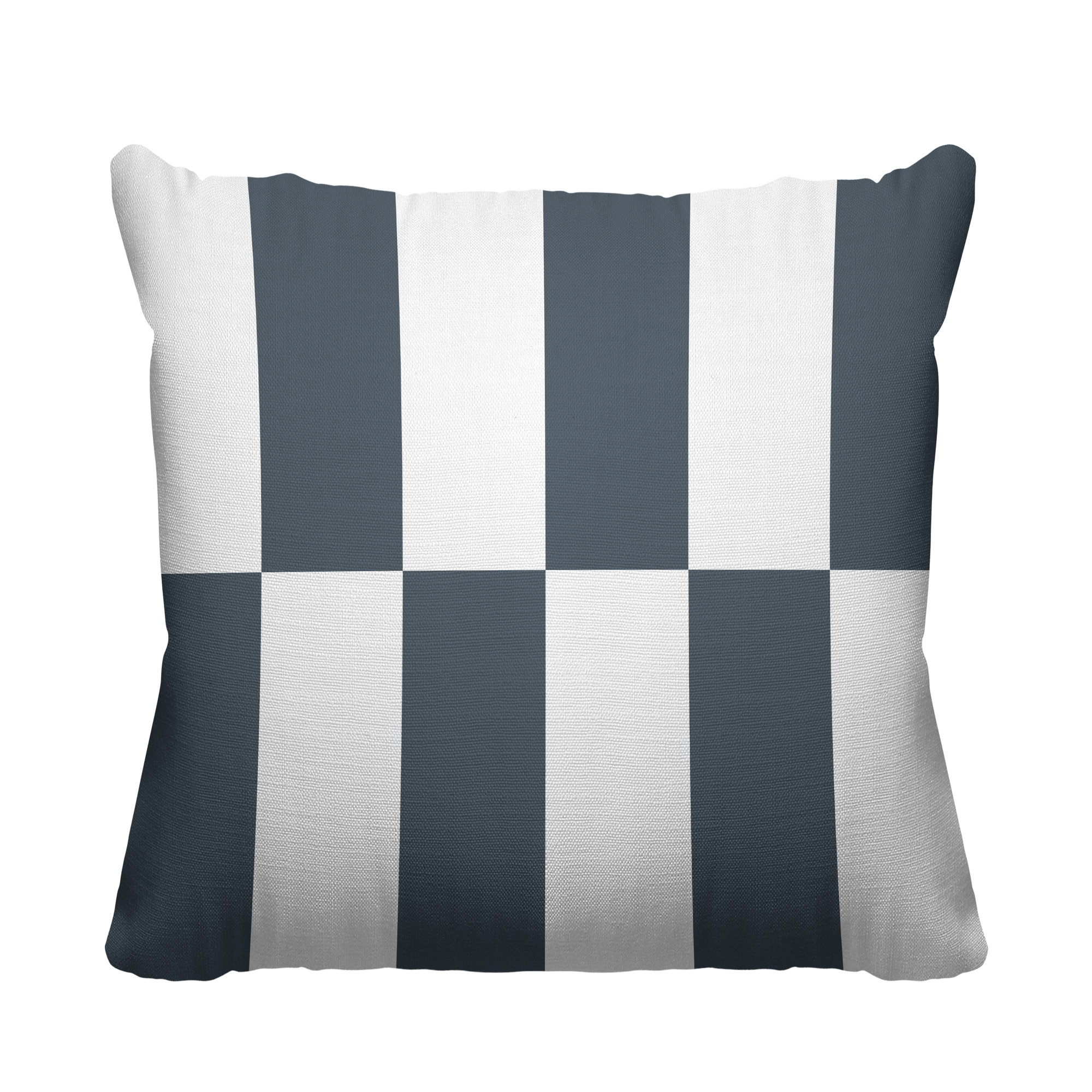 Luella Geometric Indoor/Outdoor Throw Pillow, 15" x 15", Gray, Square