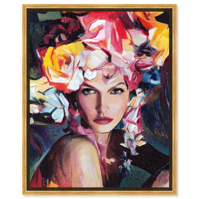 Portrait sur toile, art abstrait tropical par Art Remedy