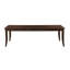 Table de salle à manger Bobby avec rallonge en bois de bouleau cerise 78-96 po