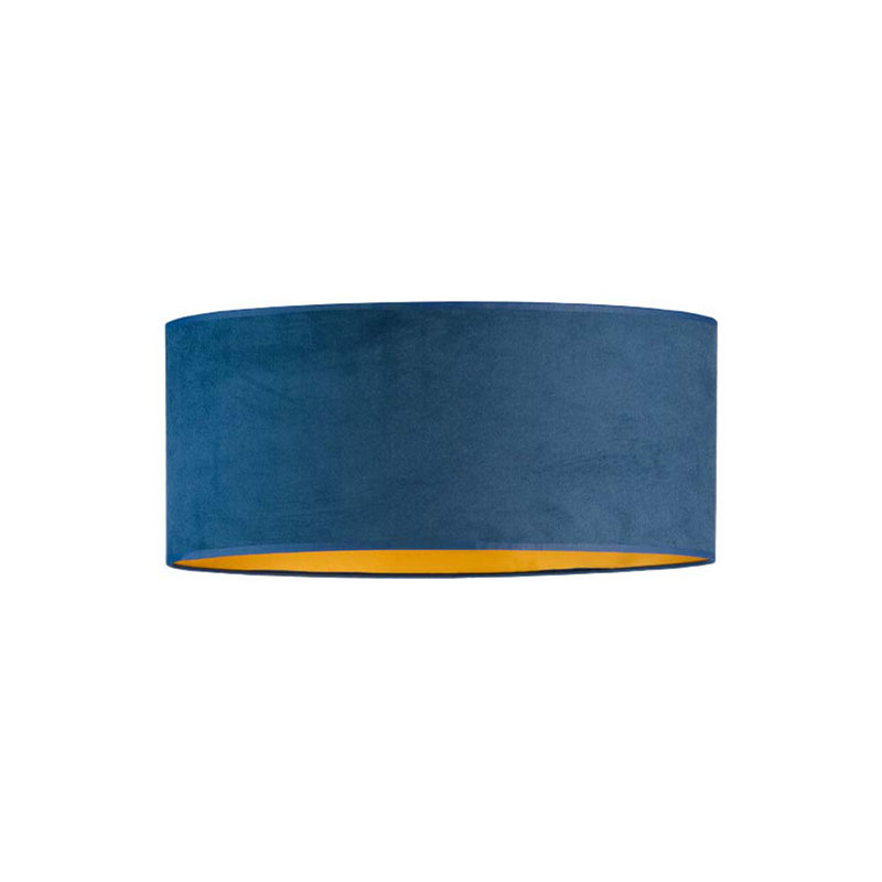 Caitlynn Flush Mount, Blue/Gold