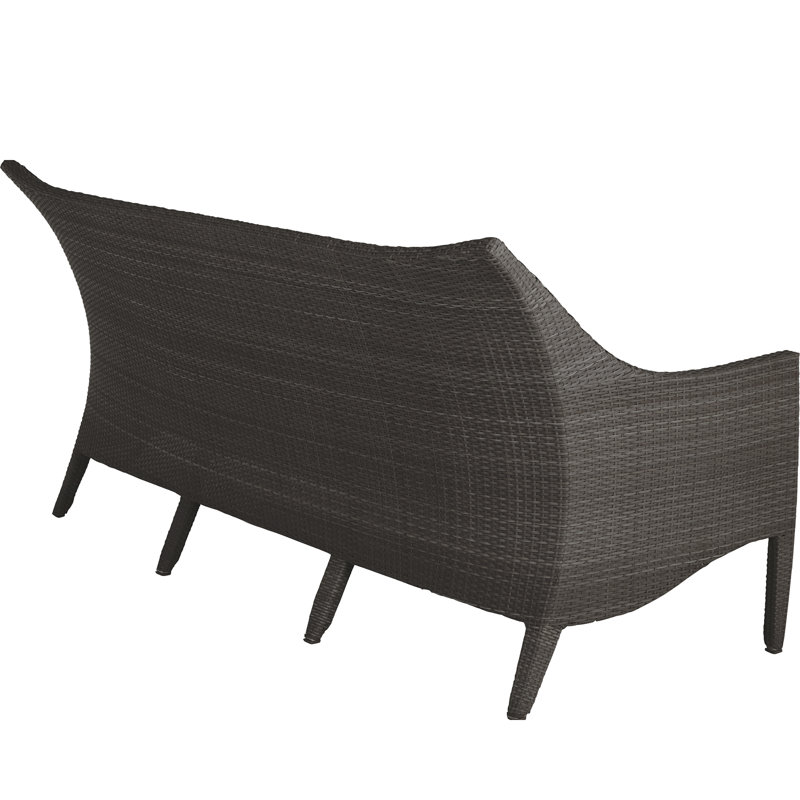 Athena Plus Woven Sofa - Black Walnut, Black Walnut