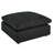 Commix Down Filled Overstuffed Ottoman In Black-1581471270