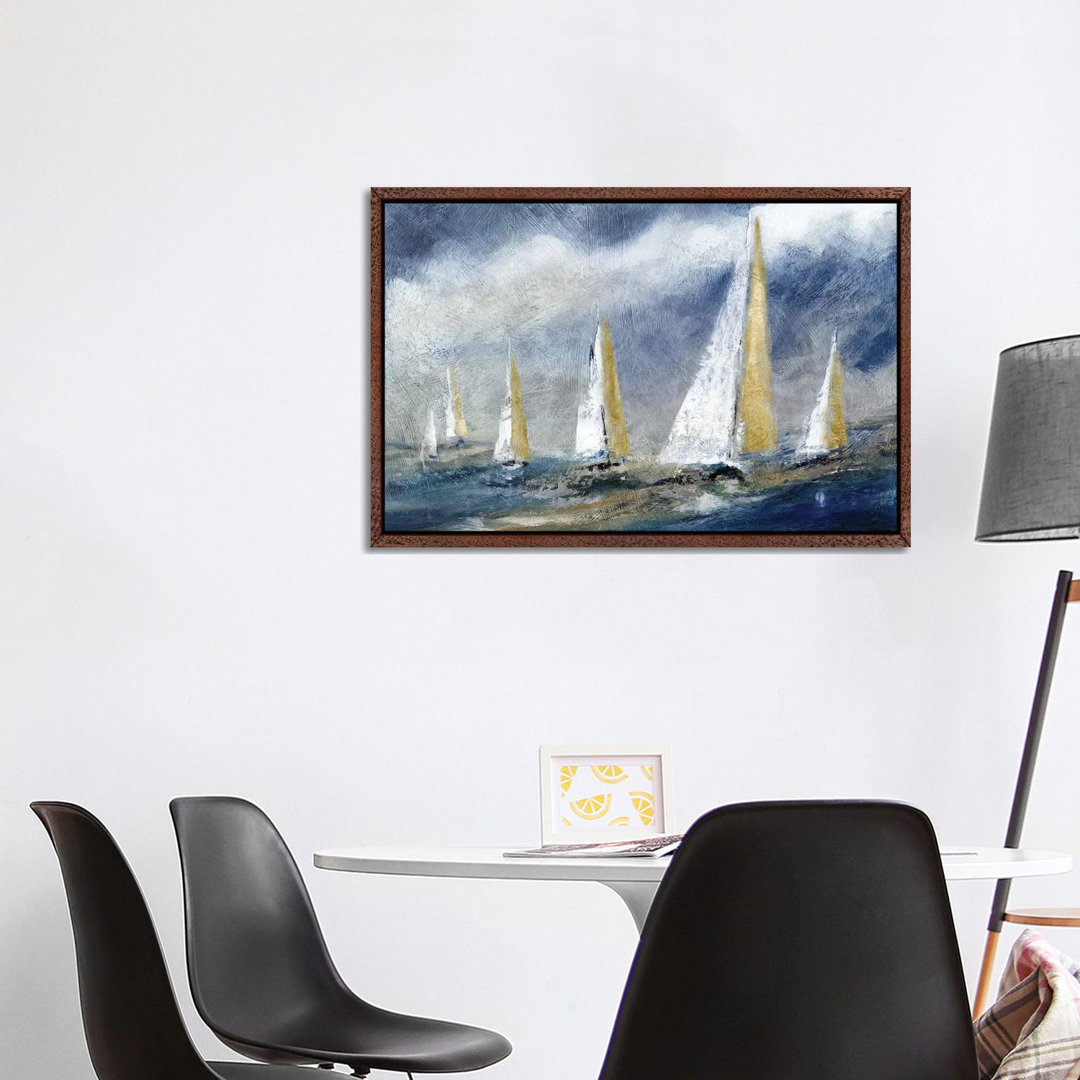 Indigo Swells by Carol Robinson - Painting on Canvas