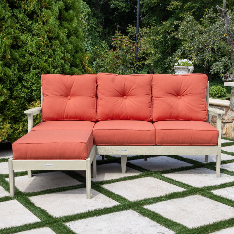 Lehigh 2-Piece Deep Seating Set, Canvas Persimmon