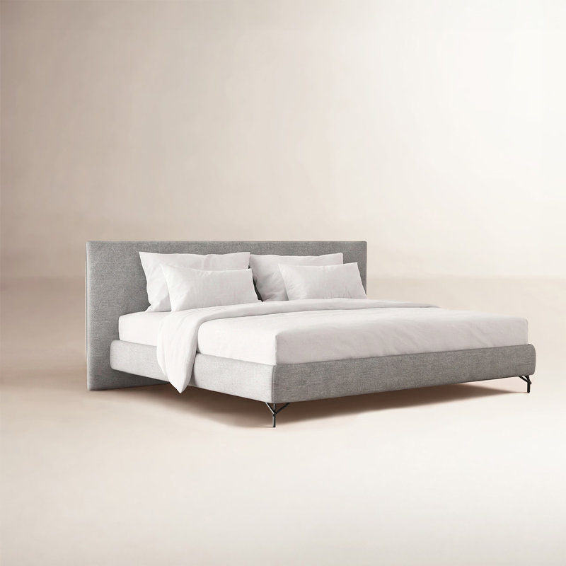 Philips Grey Platform Bed, Queen