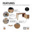 Yaelle Modular L-Shaped Writing Desk-224773006