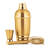 Tuscany Metal Classics Gold Cocktail Shaker