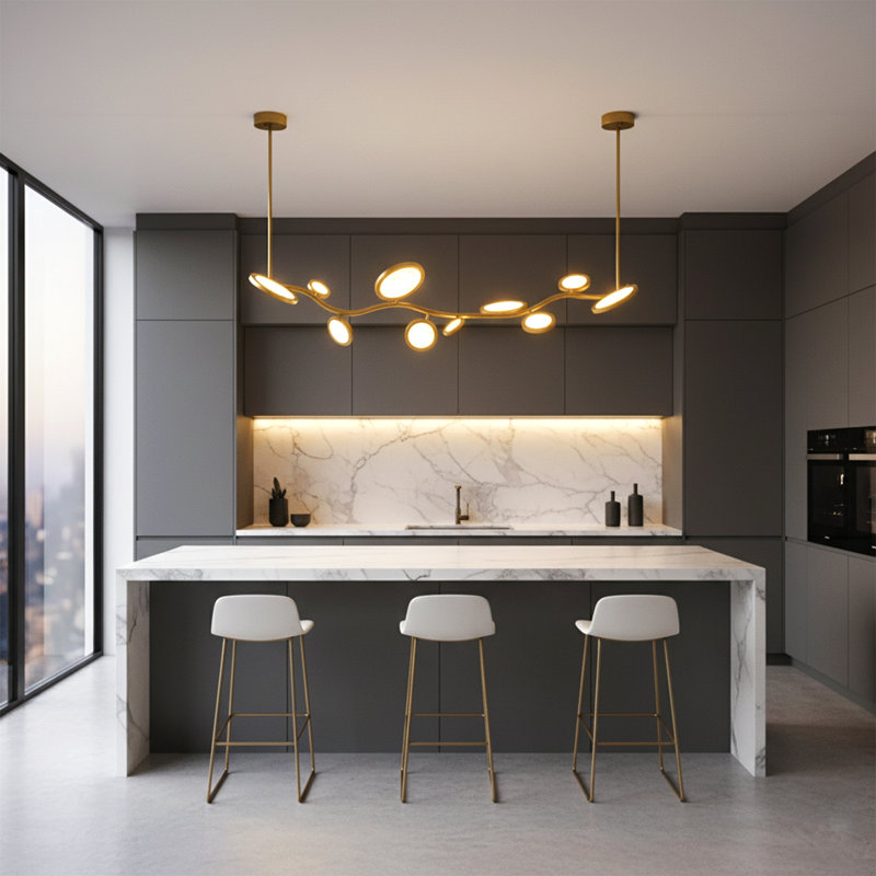 Island 10 - Light Pendant, Brass