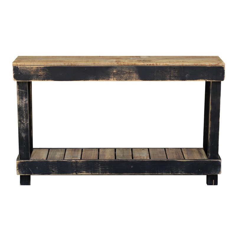 Wickersham 46'' Solid Wood Top Console Table