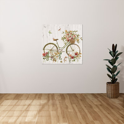 "Garden Bike" by Nan Print on Canvas
