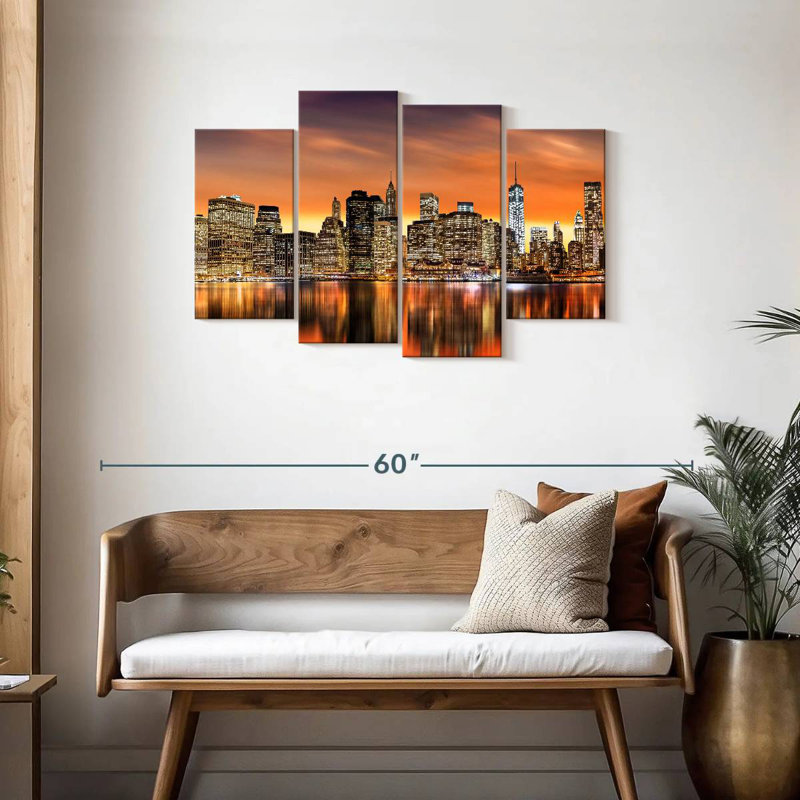 Sireci NYC Golden Hour, 27" H x 43" W