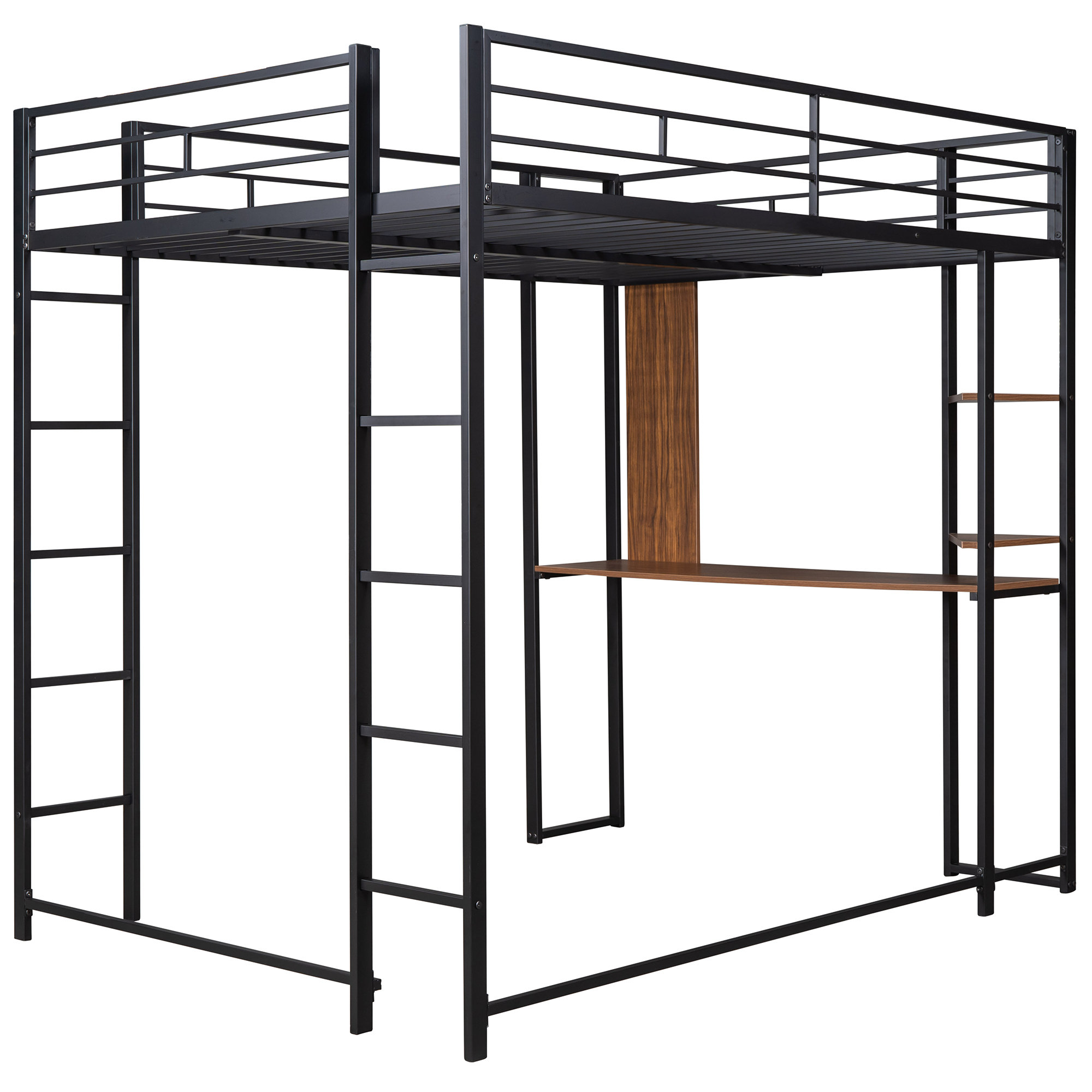 Isabelle & Max™ Bottesford Metal Loft Bed with Desk by Isabelle & Max