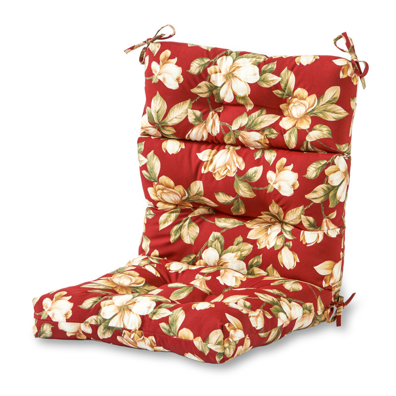 Lester Outdoor High Back Chair Cushion, 1, Roma Floral