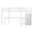 Loft Bed With L-Shaped Desk And USB,Wardrobe Shelf And LED-51341569