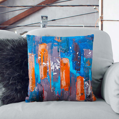 Abstract Square Cushion