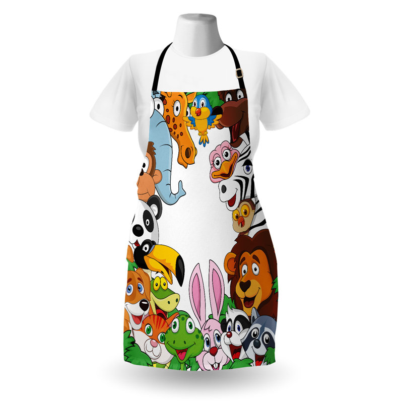 No Pattern Bib Apron