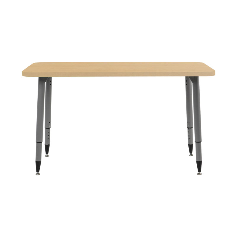 Table d'activité Adapte 24 x 36, 24 po x 48 po, Grain d'érable / argent
