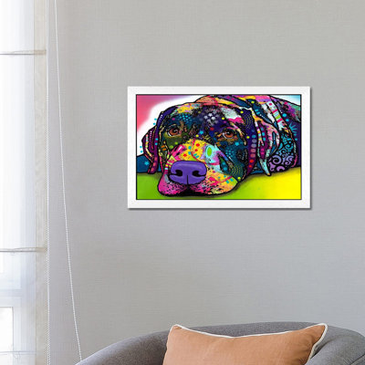 Savvy Labrador by Dean Russo - Print on Canvas