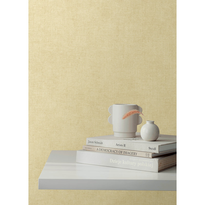 Papier peint en faux lin Nuovo, Beige