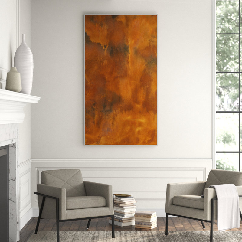 Earth' Framed Print on Canvas