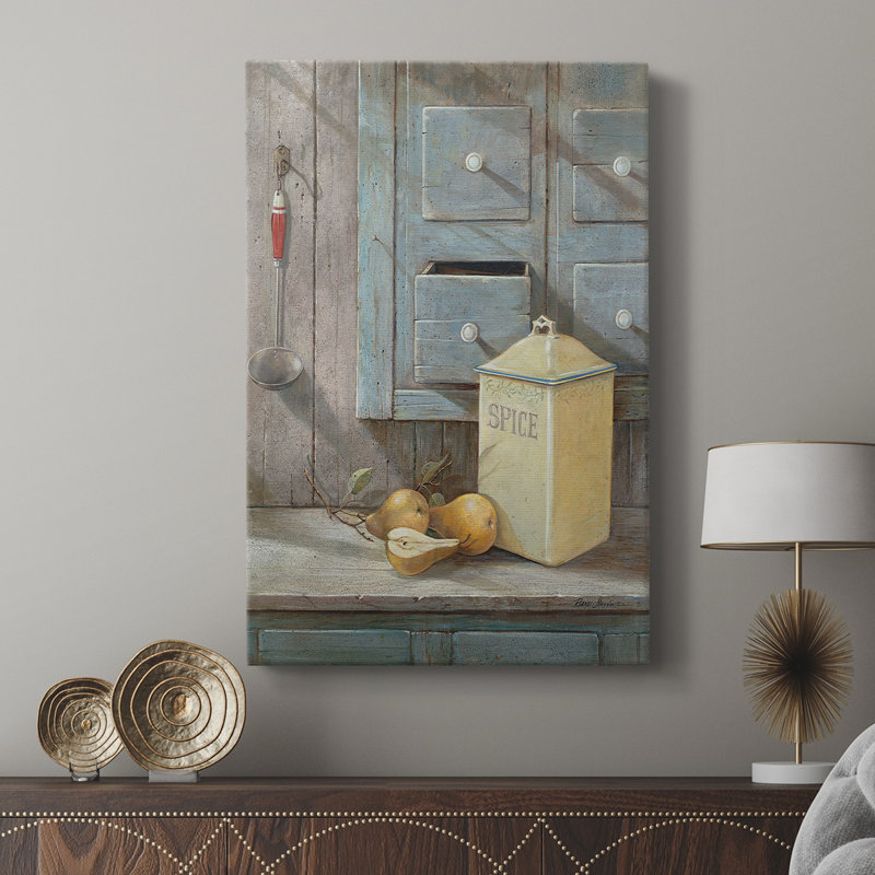 Poires aux épices - galerie Cavas sur mesure, H 18 po x l 12 po