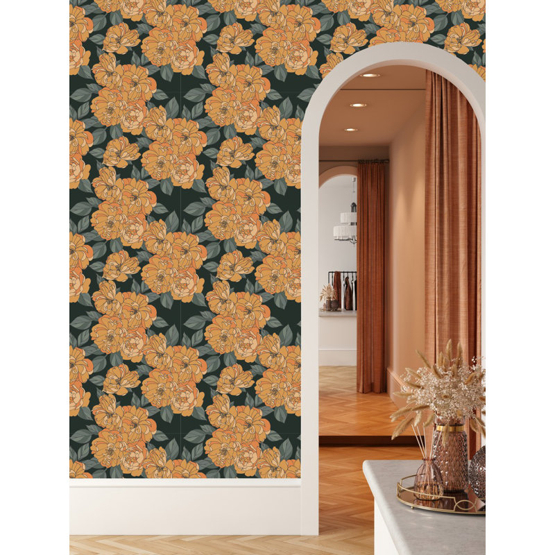 Carreau de papier peint l 25 po, L 2,09 pi x L 10,42 pi