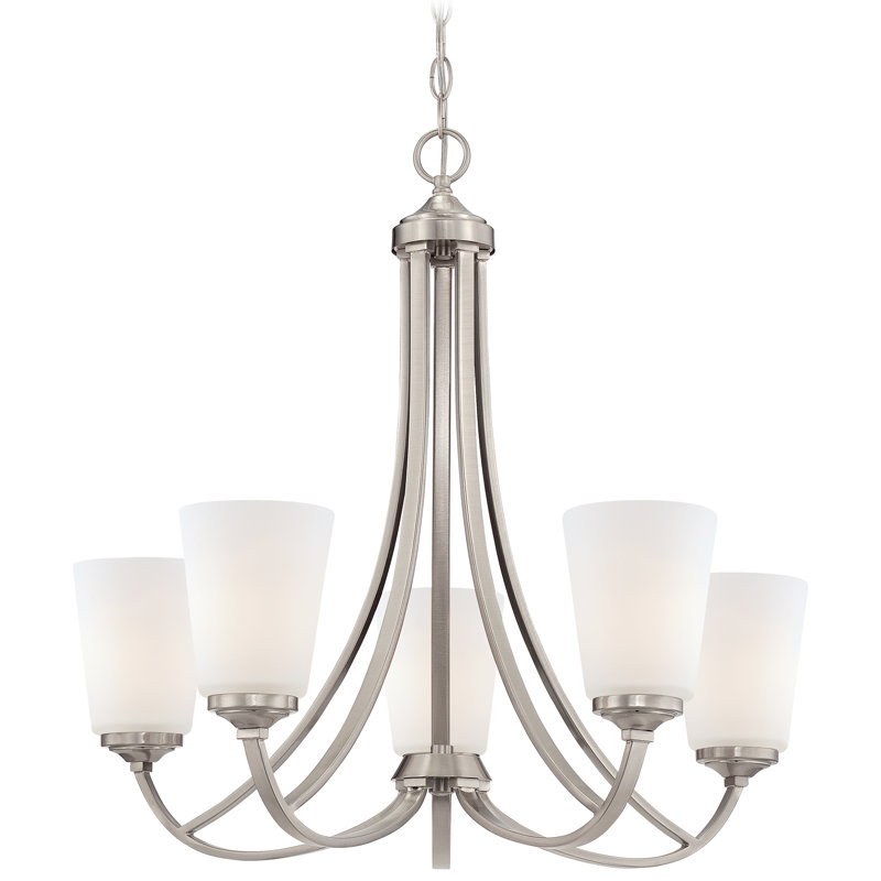 Lustre classique / traditionnel à 5 lumières Rakhiya