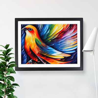 Bird Painting Vol.6 Abstract - Framed Print