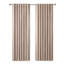 Paire de rideaux occultant en chenille (2 panneaux)-675685320-675685319