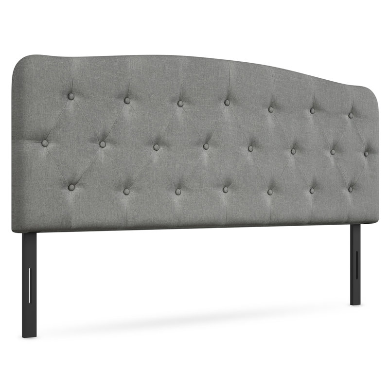 Upholstered Headboard, Light Gray
