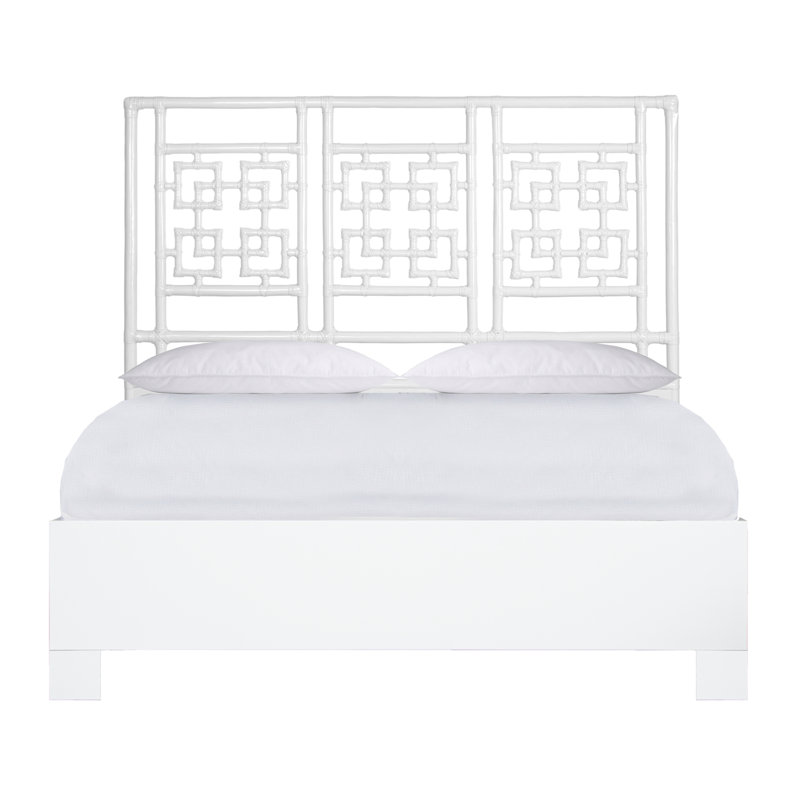 Palm Springs Low Profile Standard Bed, Queen, White