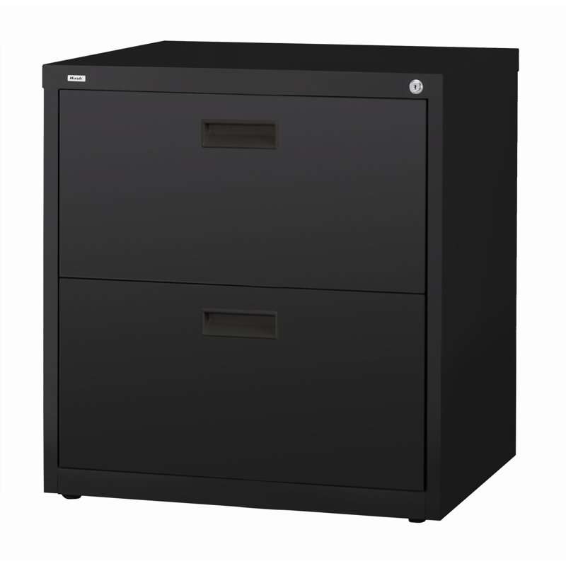 30'' Wide 2 -Drawer Steel File Cabinet, Black