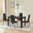 Line Black Leather Chairs#4 is out of stock
