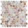 Conchella Hex Natural 11-1/2" x 11-5/8" Natural Shell Mosaic Tile