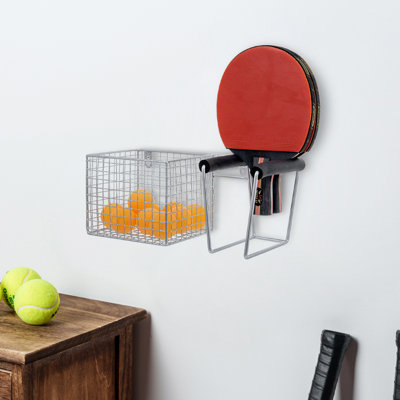 Home Gym Wall Mounted Table Tennis Ball Rack