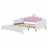 Upholstered Princess Daybed With LED Lights And Crown Headboard-454142086